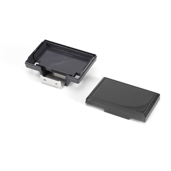 Snap-in holder for USB card readers